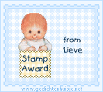 *thanks* Lieve for the adorable award...